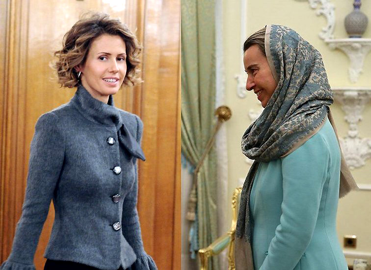 First Lady Assad &amp; Mogherini
